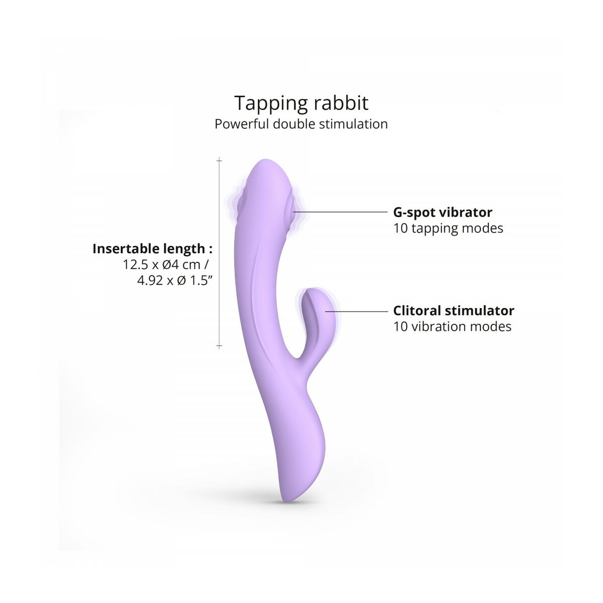 Dubbelvibrator Dual Stimulation Vibe Love to Love - 3