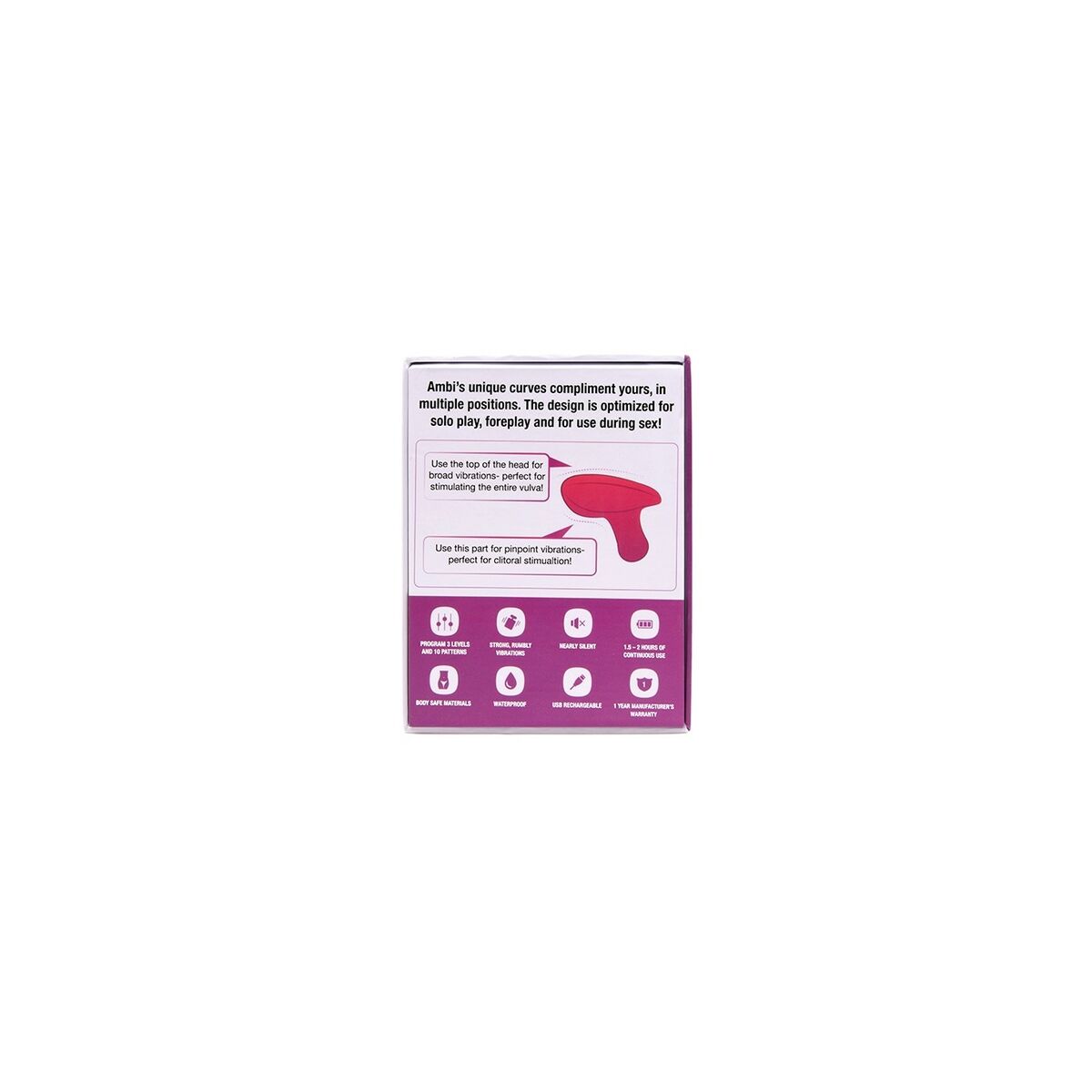 Vibrerande patron Lovense 10730 Rosa - 6