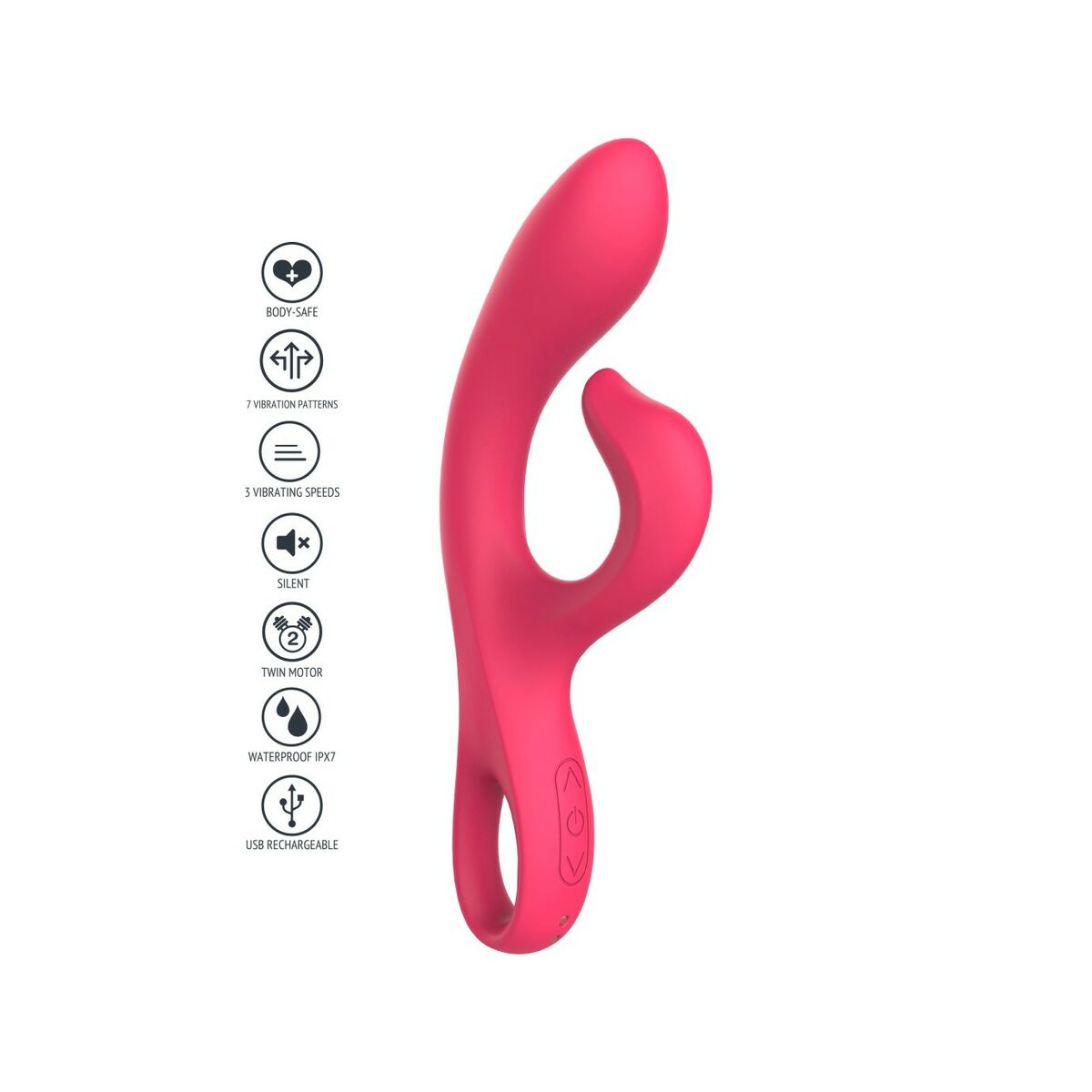 Dubbelvibrator Dual Stimulation Vibe Toy Joy - 3