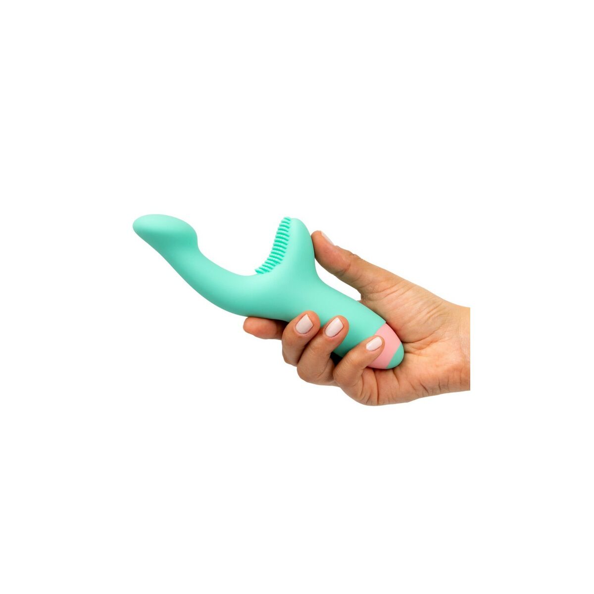 Dubbelvibrator Dual Stimulation Vibe Diversual Ljusgrön - 4