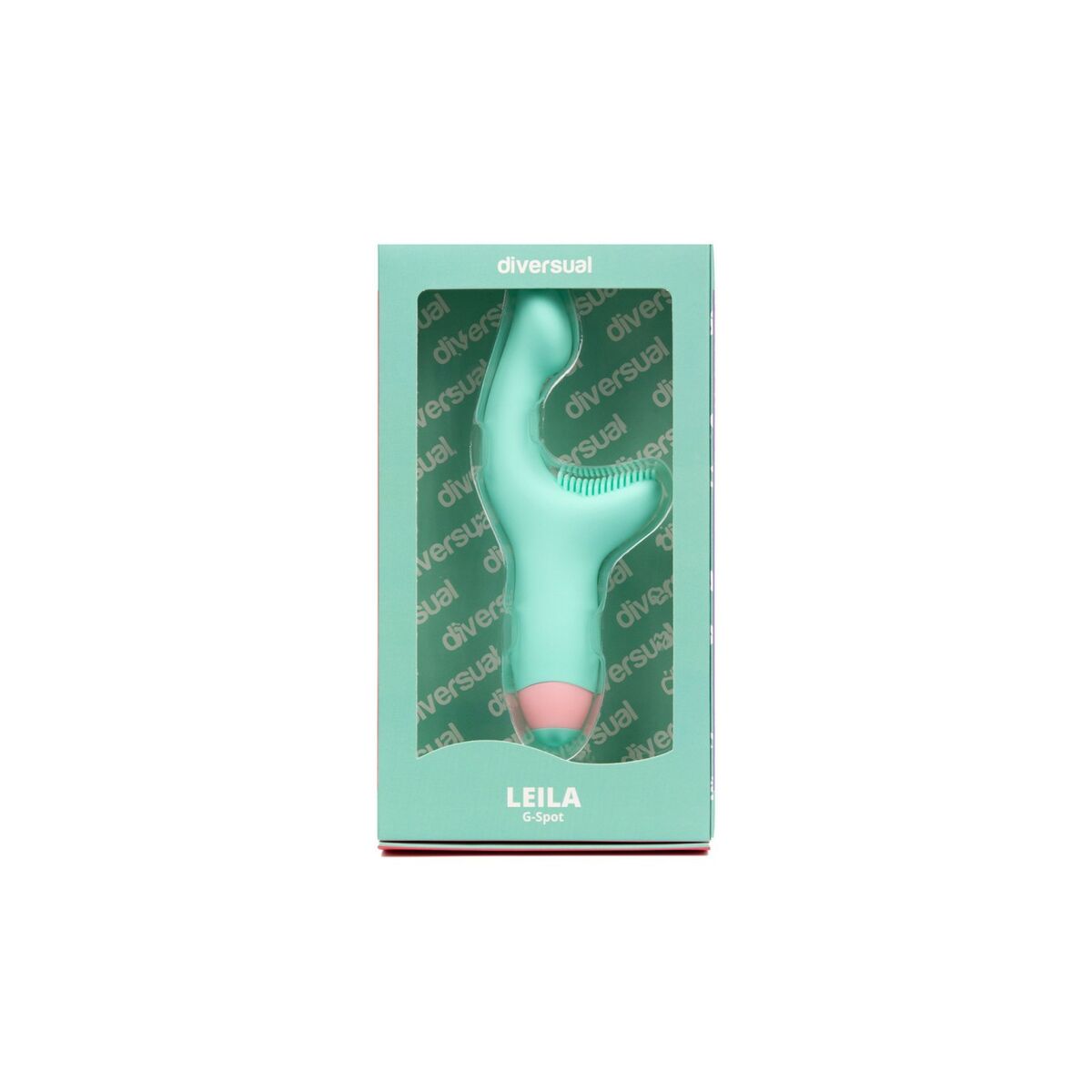 Dubbelvibrator Dual Stimulation Vibe Diversual Ljusgrön - 2