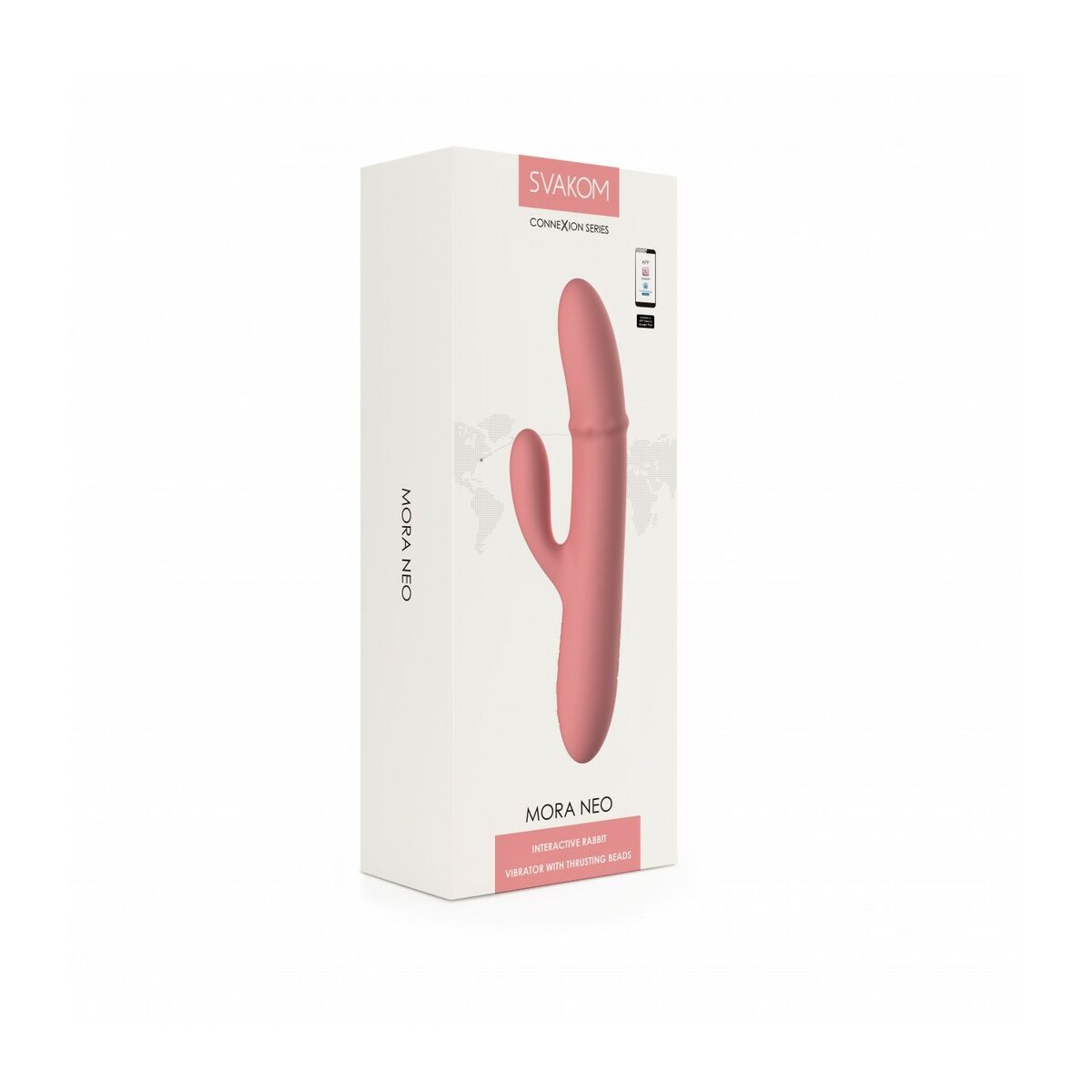 Dubbelvibrator Dual Stimulation Vibe Svakom Rosa Persika - 2