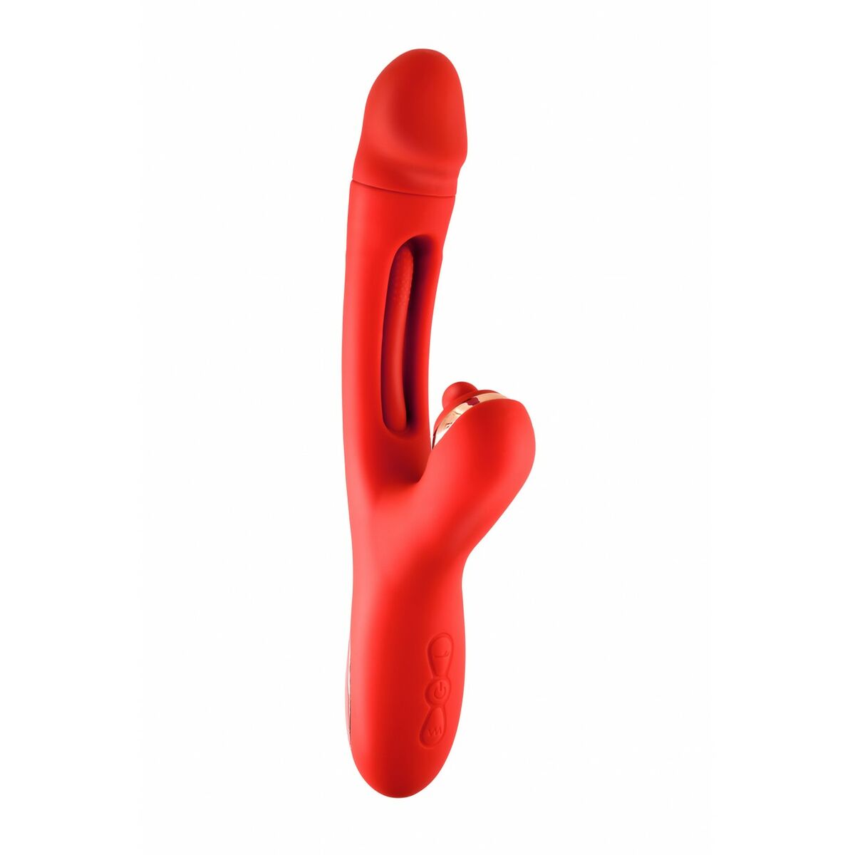 Dubbelvibrator Dual Stimulation Vibe Yoba JOYFULLY  Röd - 4