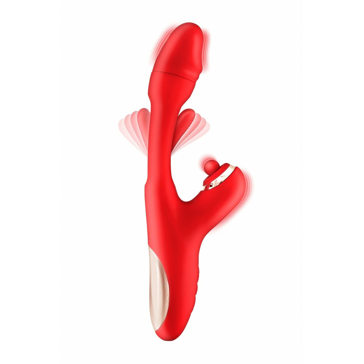 Dubbelvibrator Dual Stimulation Vibe Yoba JOYFULLY  Röd - 2