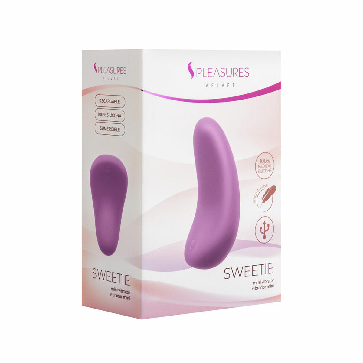 Minivibrator S Pleasures Velvet Lila - 2