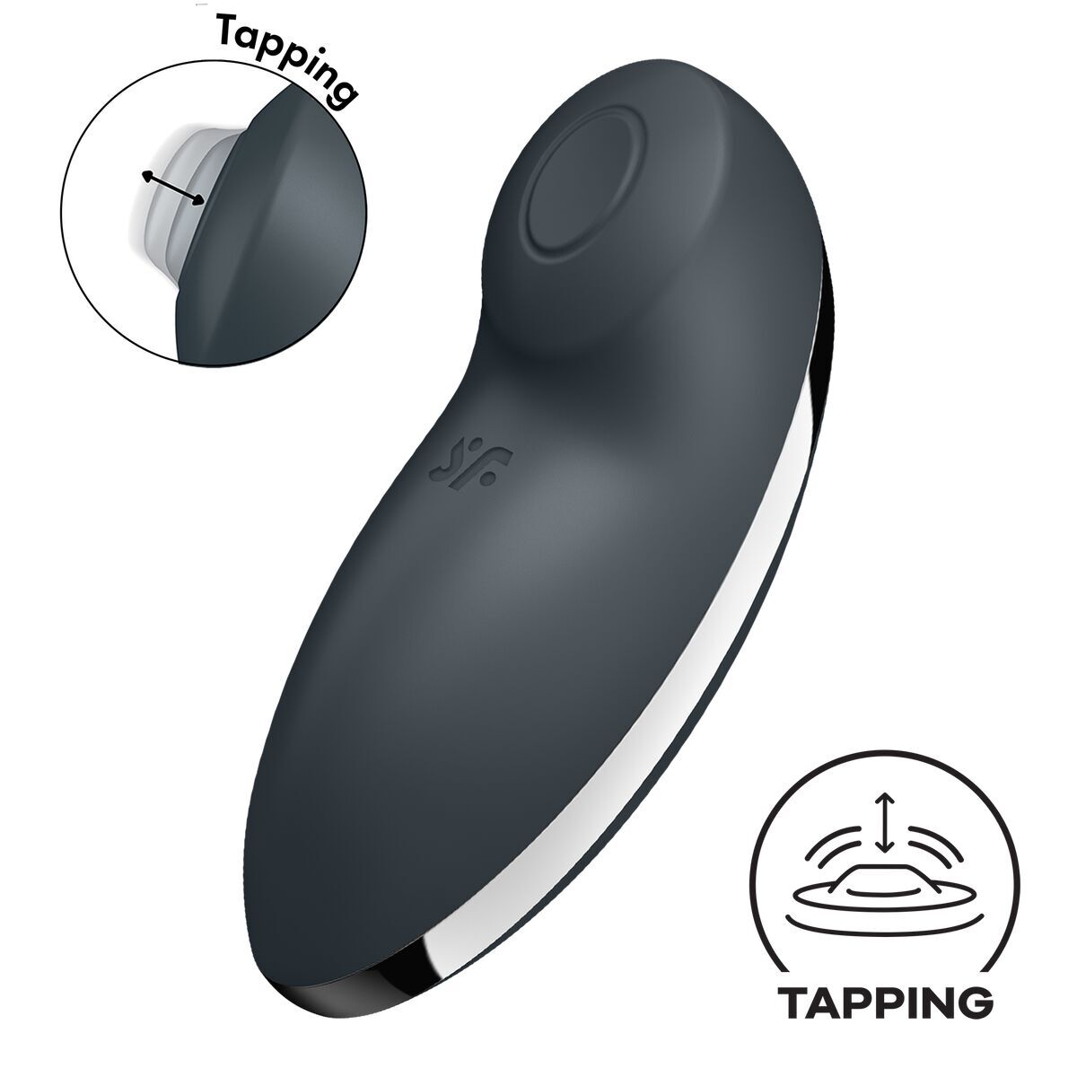 Erotisk massör Satisfyer Grå - 3