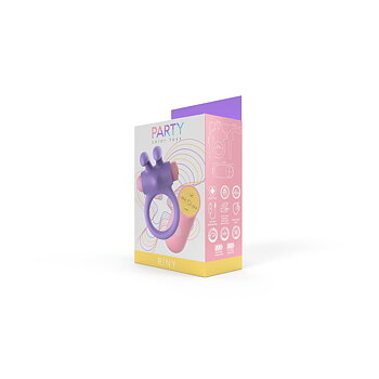 Penisring Party Color Toys Lila Silikon