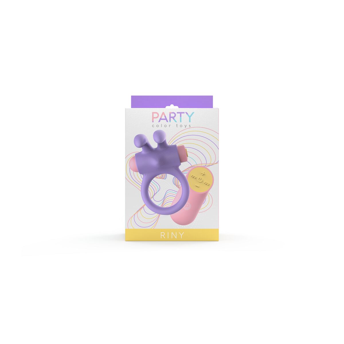 Penisring Party Color Toys Lila Silikon - 7