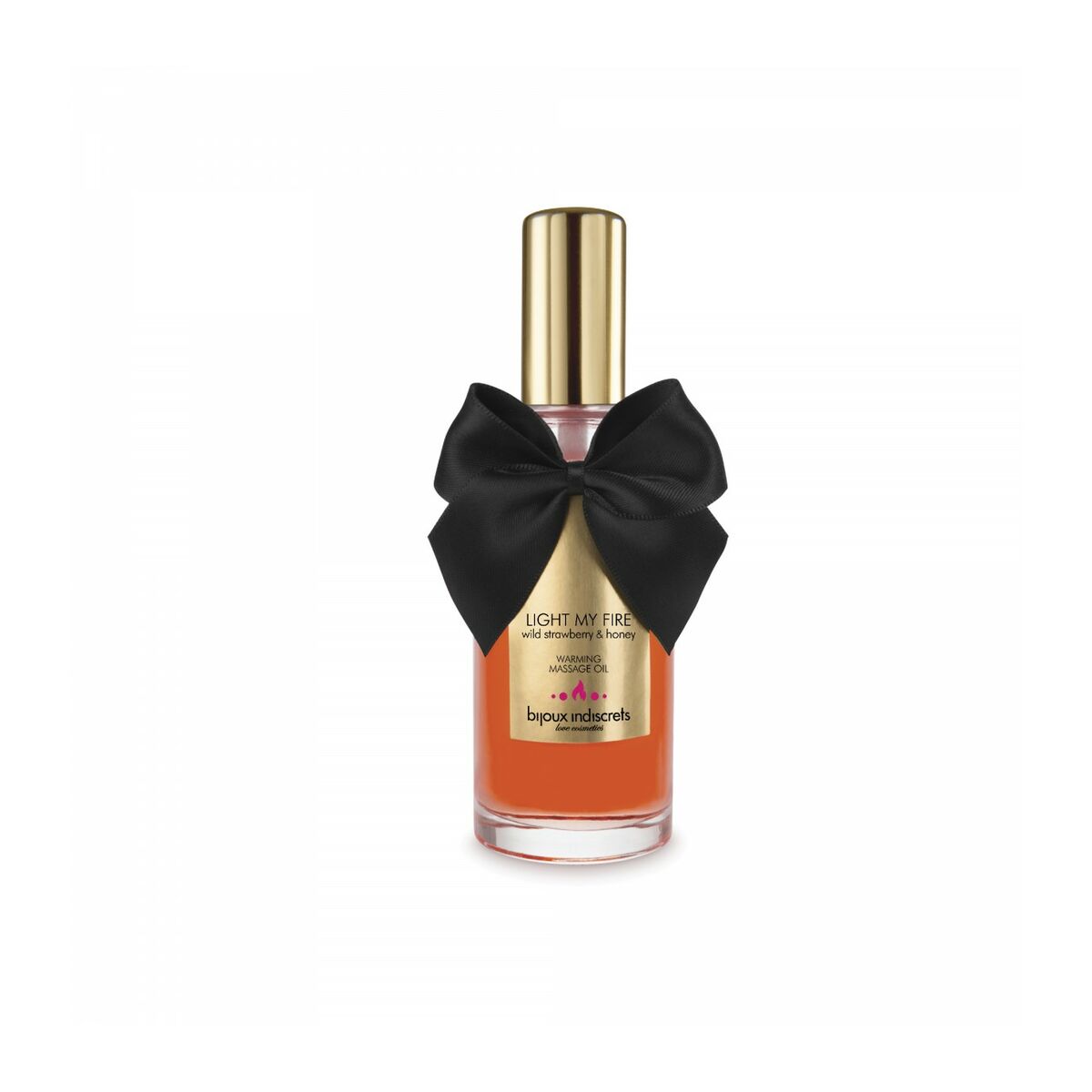 Erotisk Massageolja Bijoux Cosmetiques Light My Fire 100 ml Jordgubbe Värmeeffekt - 4