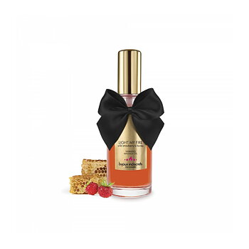 Erotisk Massageolja Bijoux Cosmetiques Light My Fire 100 ml Jordgubbe Värmeeffekt