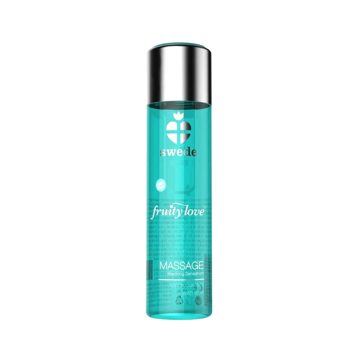 Erotisk Massageolja Swede 120 ml Värmeeffekt Lime Svarta vinbär