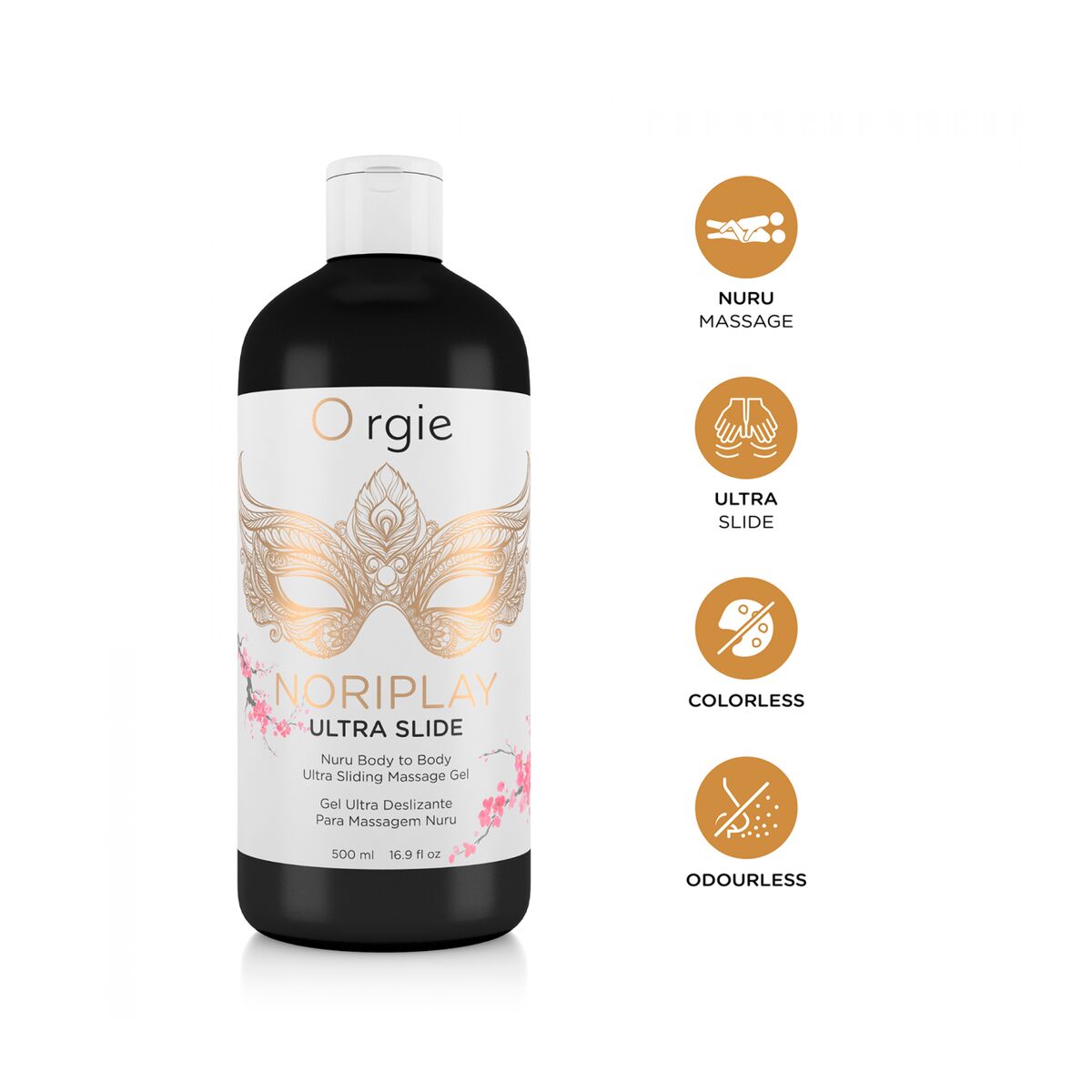 Erotisk Massageolja Orgie Noriplay Ultra Slide 500 ml - 3