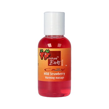 Erotisk Massageolja Nature Body Jordgubbe 50 ml