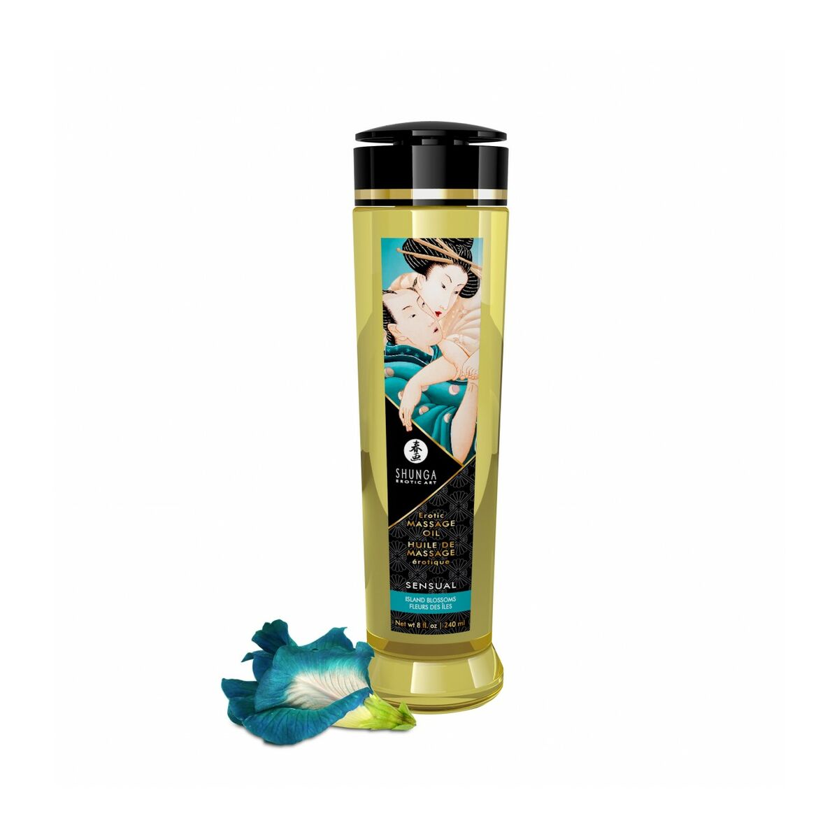 Erotisk Massageolja Shunga 240 ml Blommig - 3