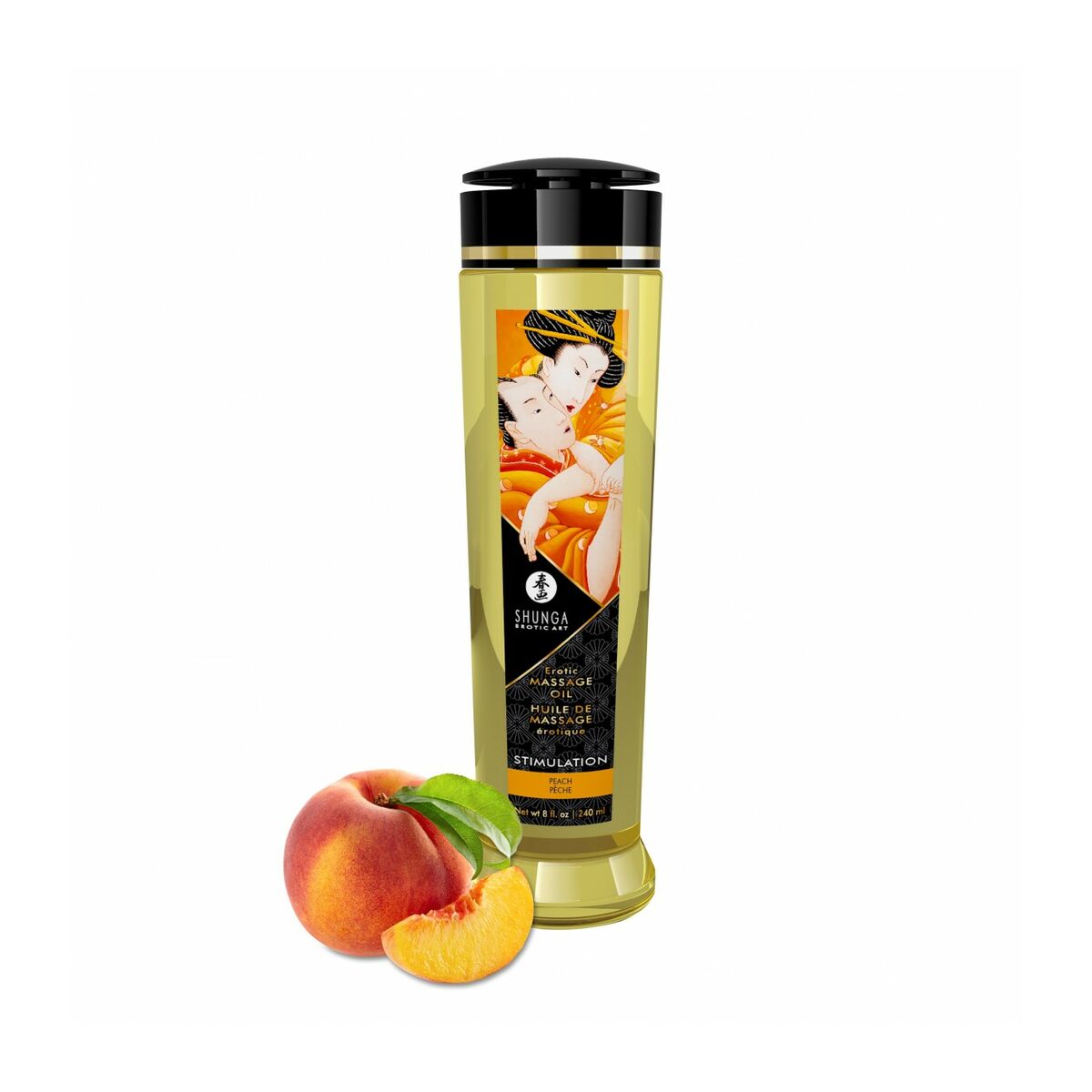 Erotisk Massageolja Shunga 240 ml Persika - 3