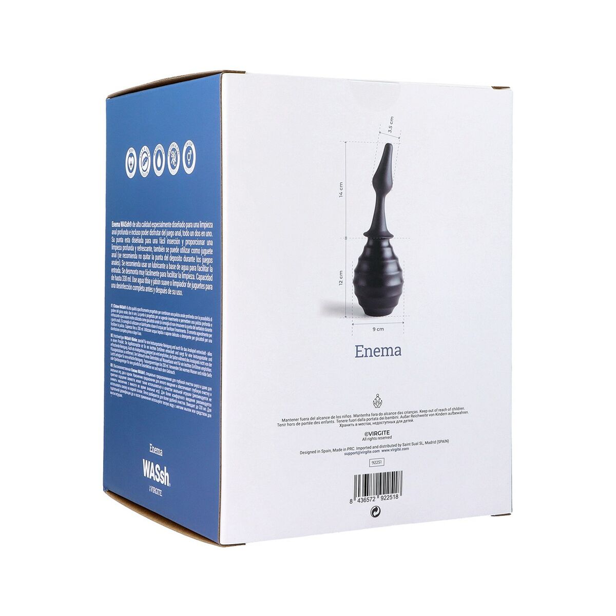 Colt expanderbar Analplugg Virgite 330 ml - 5