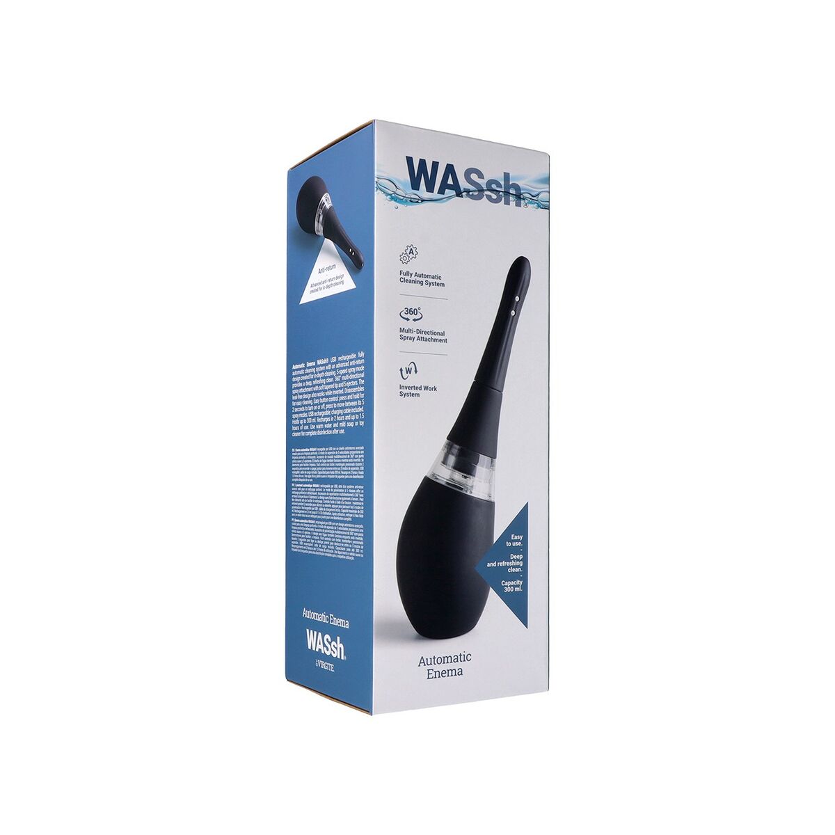 Colt expanderbar Analplugg Virgite Svart 300 ml - 5