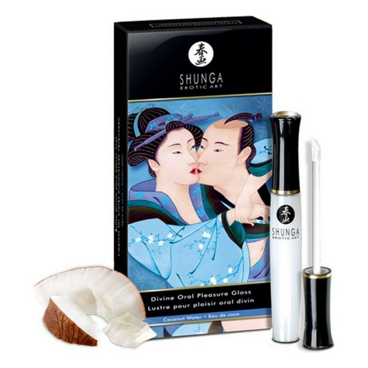 Läggglans Divine Oral Pleasure med kokosvatten Shunga SH7910 - 3