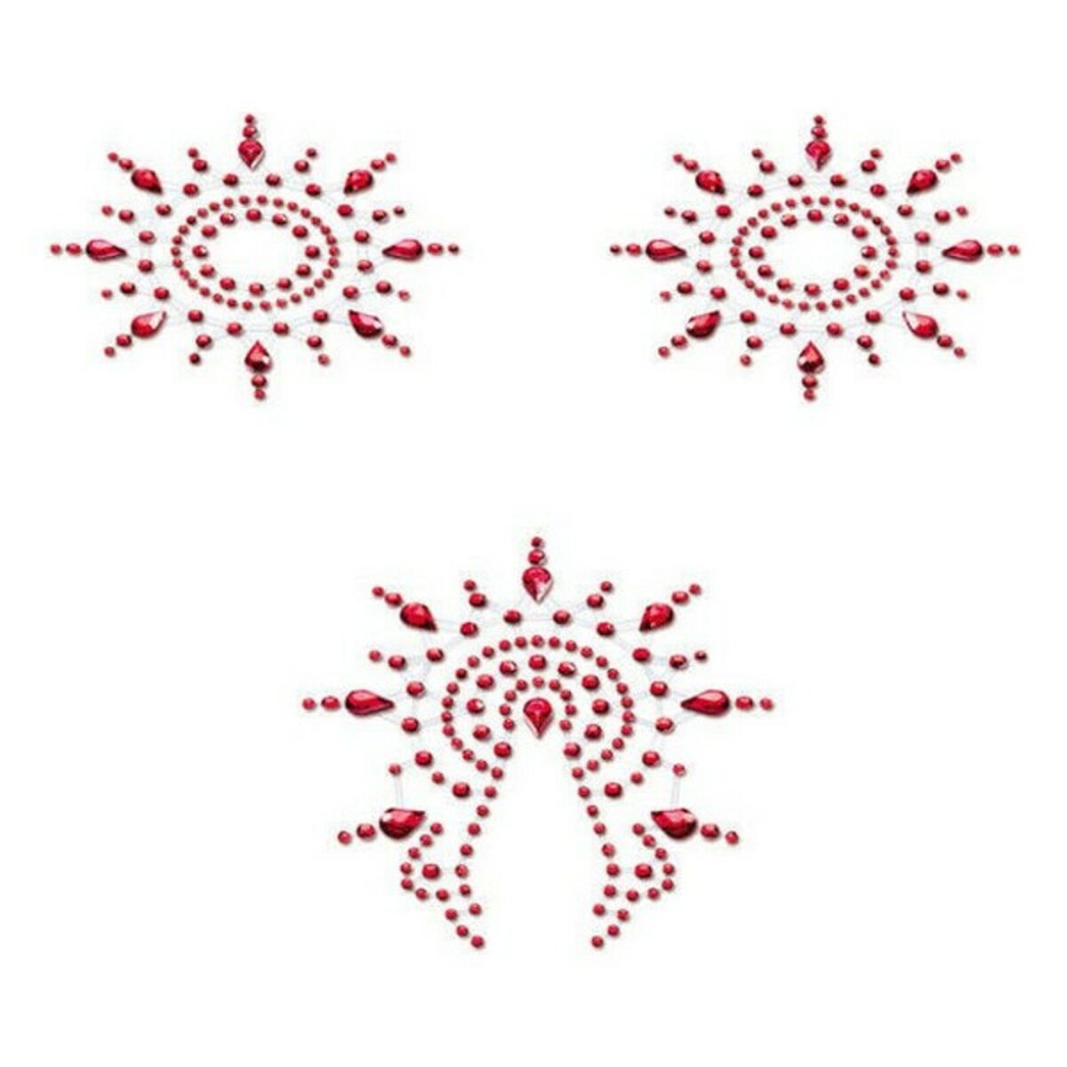 Gloria-set, rött Mystim (3 pcs)