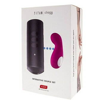 Masturberingsapparat Titan & Cliona Kiiroo Svart/Rosa