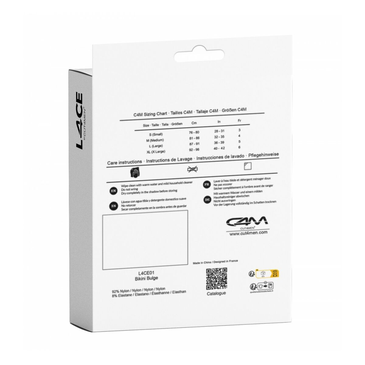 Stringtrosa Cut4men Svart S - 4