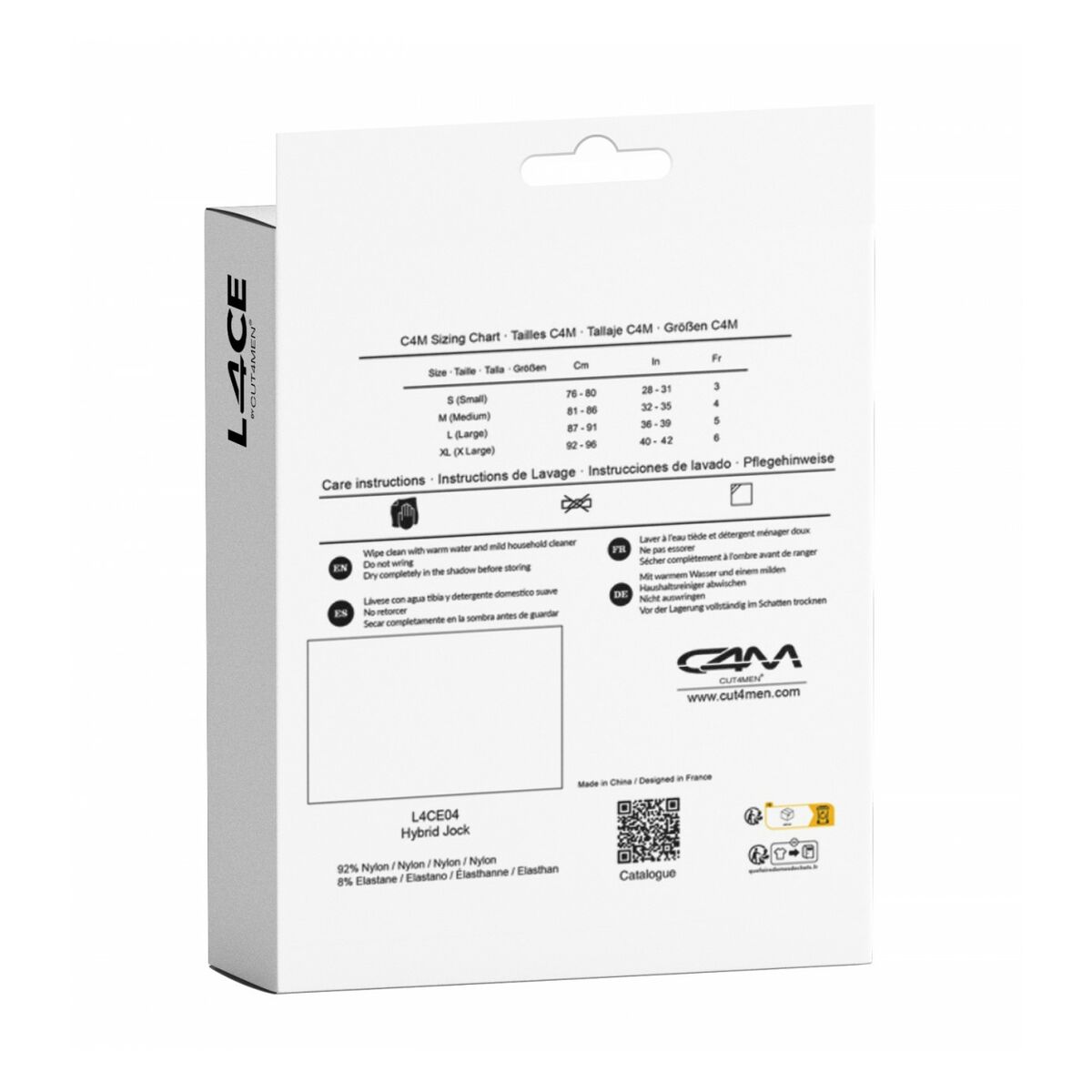 Stringtrosa Cut4men Svart S L - 3