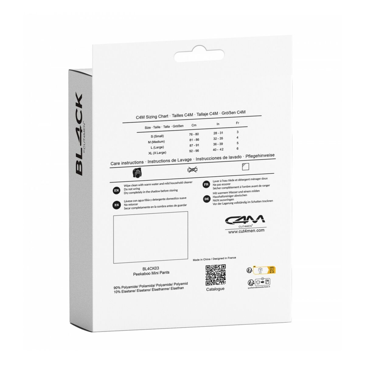 Stringtrosa Cut4men Svart L - 3