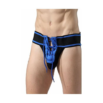 Stringtrosa Mob Eroticwear Blå L