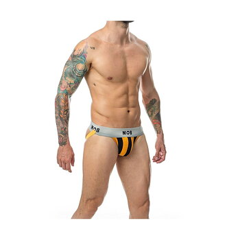 Stringtrosa Mob Eroticwear Svart Orange S