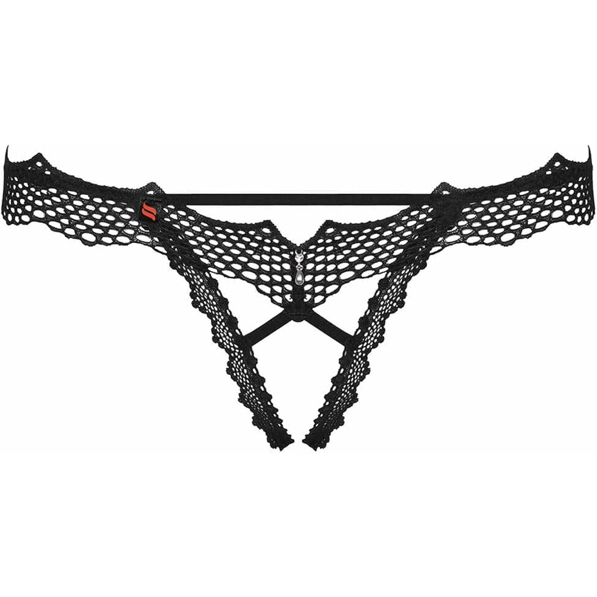 Stringtrosa Obsessive Bravelle Svart L/XL