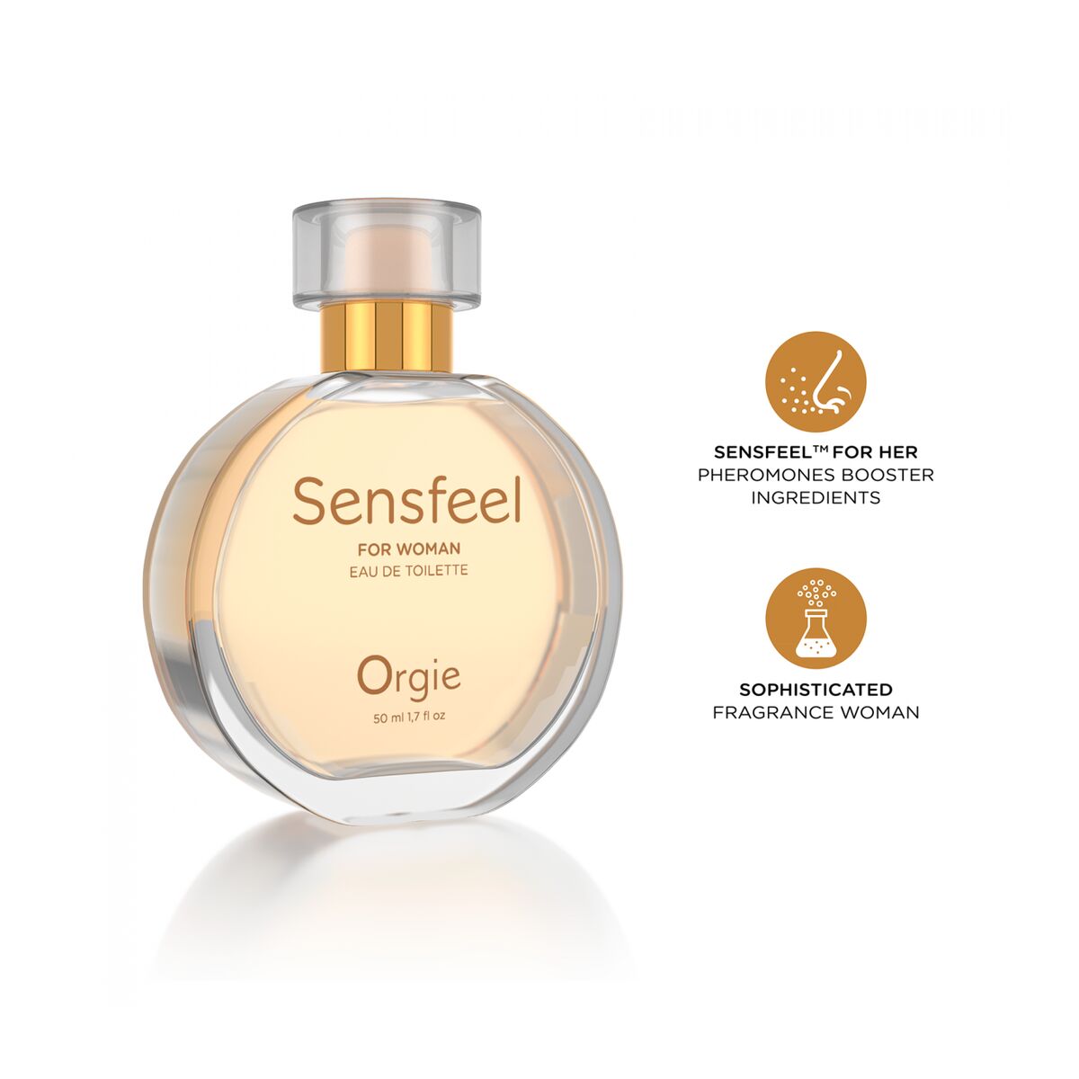 Erotisk parfym Orgie 50 ml Med feromoner Kvinna Sensfeel - 3