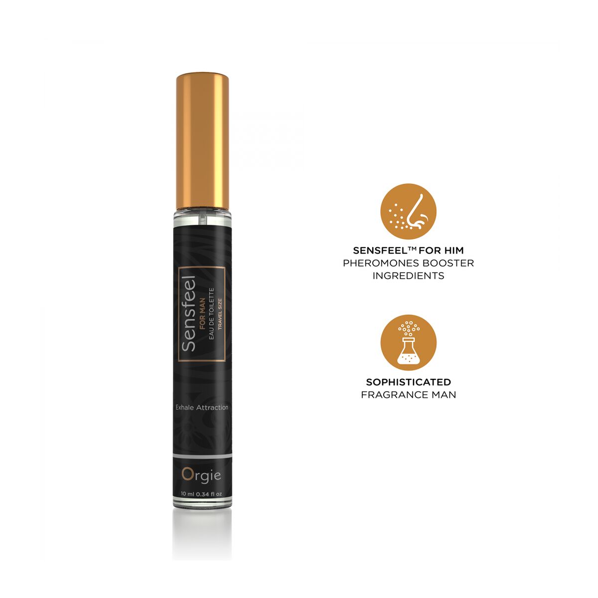 Rejouissance för män Orgie 10 ml Med feromoner Sensfeel - 3