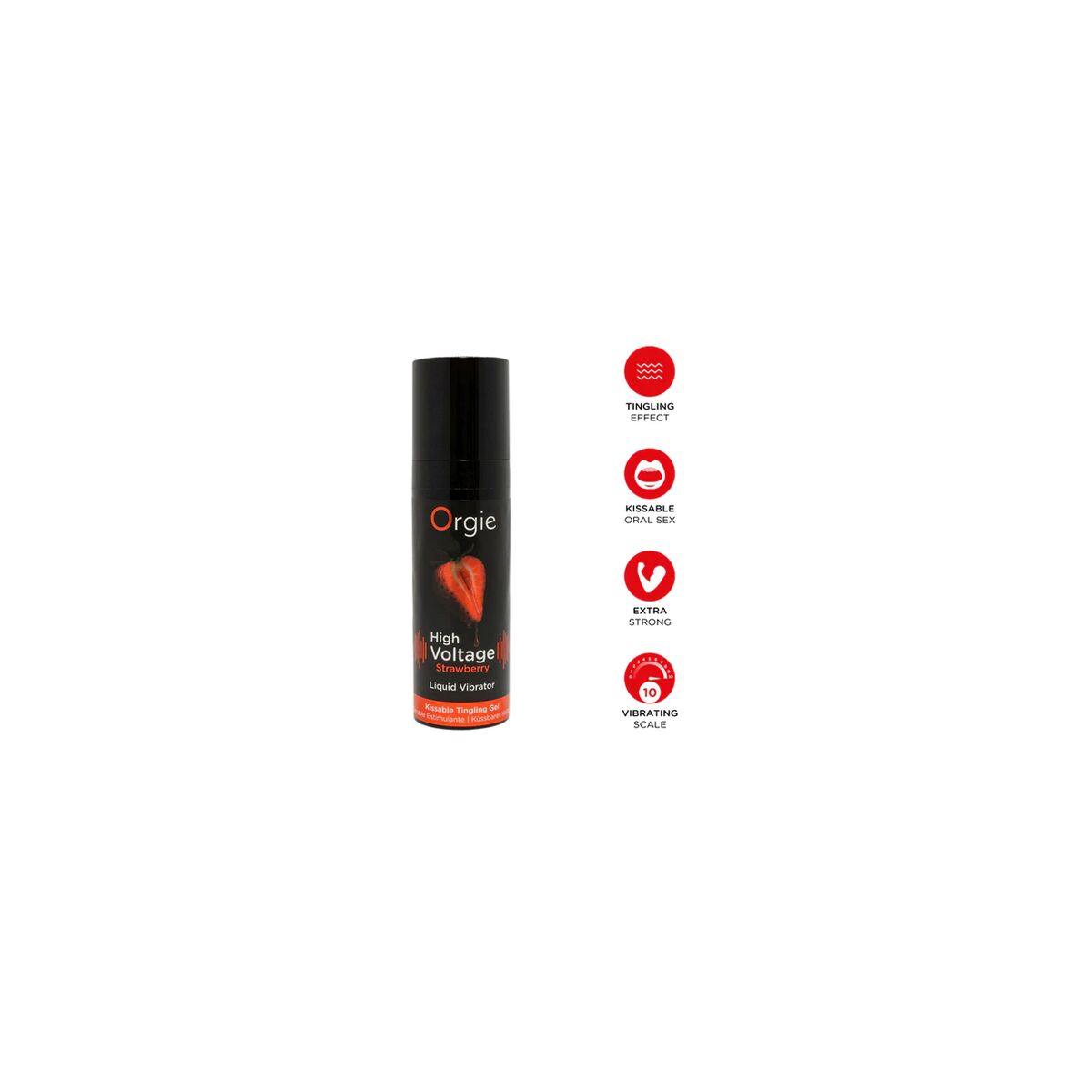 Stimulerande Oral Gloss Orgie 15 ml Jordgubbe - 2