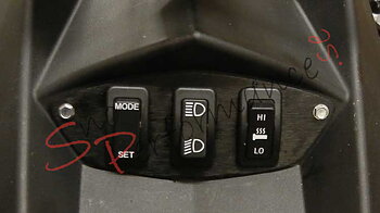 RSI Dash Panel Plate-kit Polaris Rush/Pro-chassie med Pro Taper styre