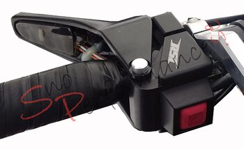 RSI Billet Trottelblock, Polaris 1990-2015 inkl Vattentät Stoppknapp