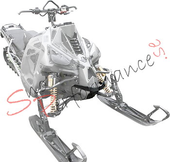 Skinz Arctic-Cat Proclimb Helium Kit Utbytes Frontbåge, Svart