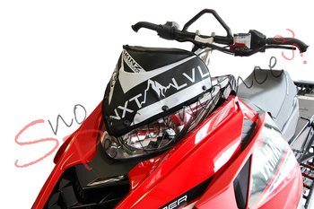 Skinz Nxt Level Windshield Pak Yamaha SR Viper, Svart/Vit