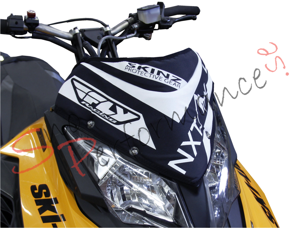 Skinz Nxt Level Windshield Pak Ski-Doo XS/XM, Svart/Vit