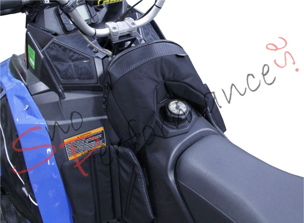Skinz Tankväska Polaris Pro Ride RMK/Assault/Switchback (Ej Axys), Svart