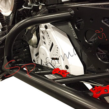 Skinz Ski-Doo XM/XS Lättvikts Bromsskydd, Vit