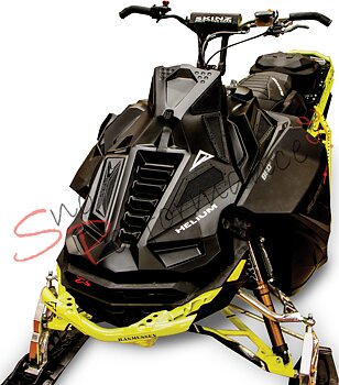 Skinz Ski-Doo Gen4 850 Helium Access Lättviktshuv Inkl. Air Intake Kit och Filter, Svart