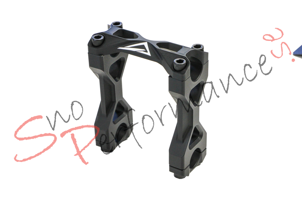Skinz Chrome Alloy Styrhöjare, Svart - Flera höjder