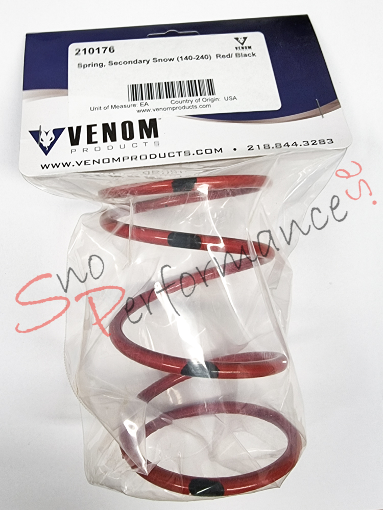 Venom Sekundärfjäder TEAM 140/240 Röd/Svart