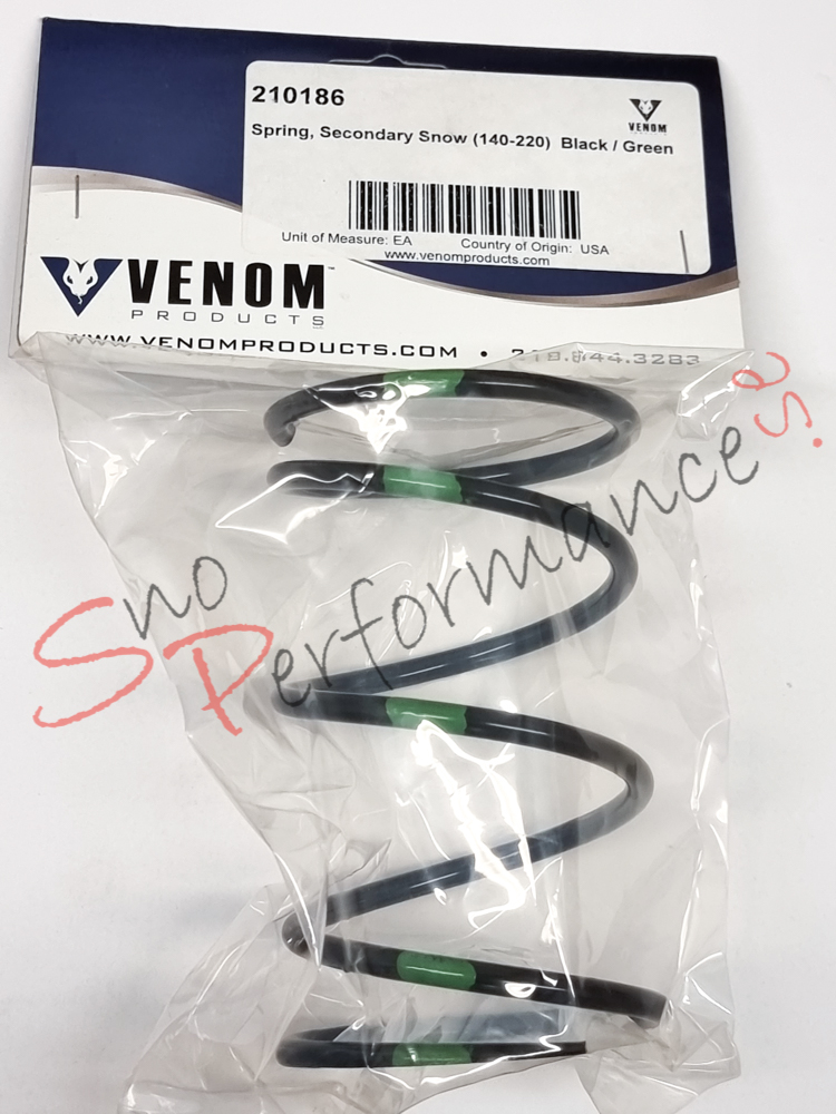 Venom Sekundärfjäder TEAM 140/220 Svart/Grön