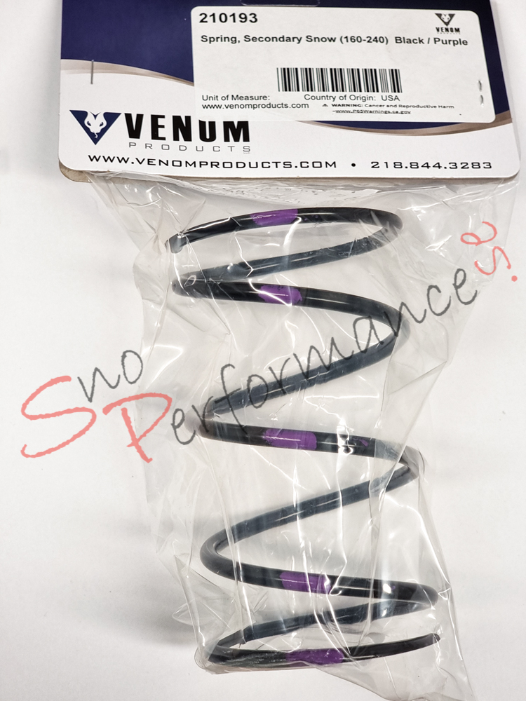 Venom Sekundärfjäder TEAM 160/240 Svart/Lila