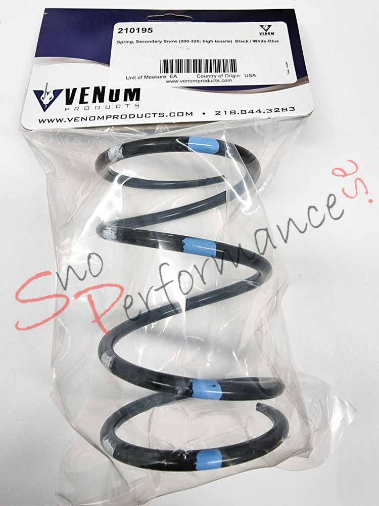 Venom Sekundärfjäder TEAM 200/325 Svart/Vit-Blå