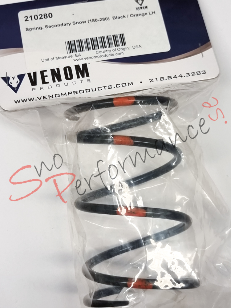 Venom Sekundärfjäder TEAM 180/280 Svart/Orange