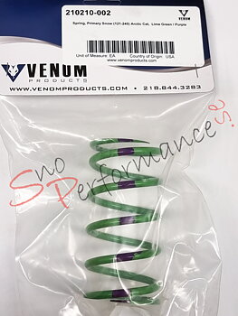 Venom Primärfjäder Arctic Cat 121/240 LimeGrön/Lila