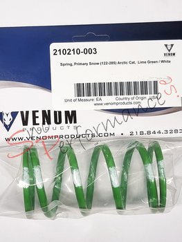 Venom Primärfjäder Arctic Cat 122/285 LimeGrön/Vit