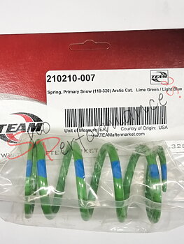 Venom Primärfjäder Arctic Cat 110/320 LimeGrön/Ljusblå